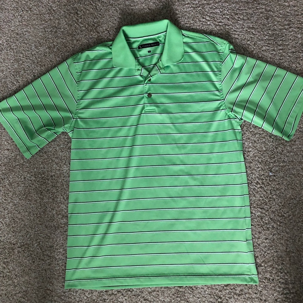 Pebble beach collared golf shirt